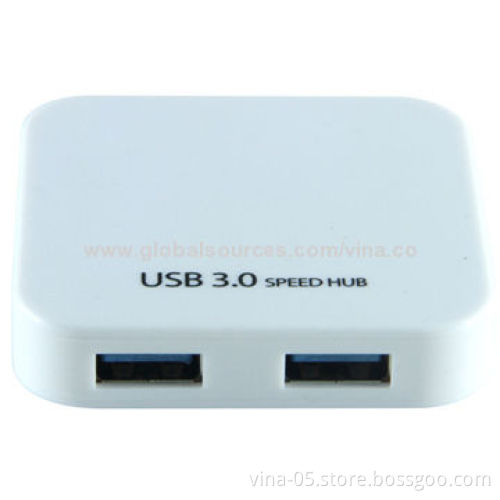 USB3.0 Hub 4 Ports, Compatible with Microsoft's Windows 95/98/ME/2000/XP/Vista